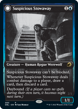Suspicious Stowaway // Seafaring Werewolf [Innistrad: Double Feature] | Good Games Cannington