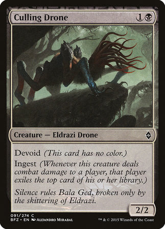 Culling Drone [Battle for Zendikar] | Good Games Cannington