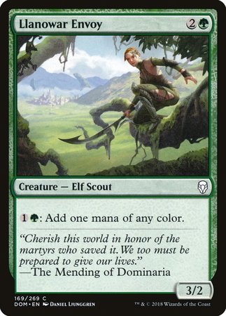 Llanowar Envoy [Dominaria] | Good Games Cannington