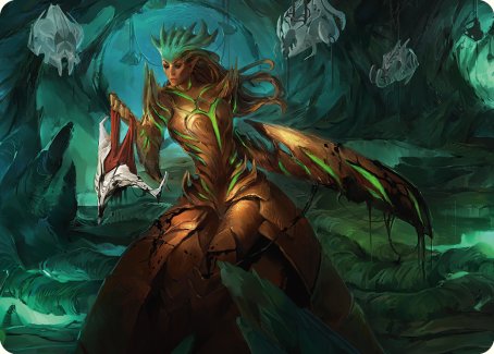 Glissa Sunslayer Art Card [Phyrexia: All Will Be One Art Series] | Good Games Cannington