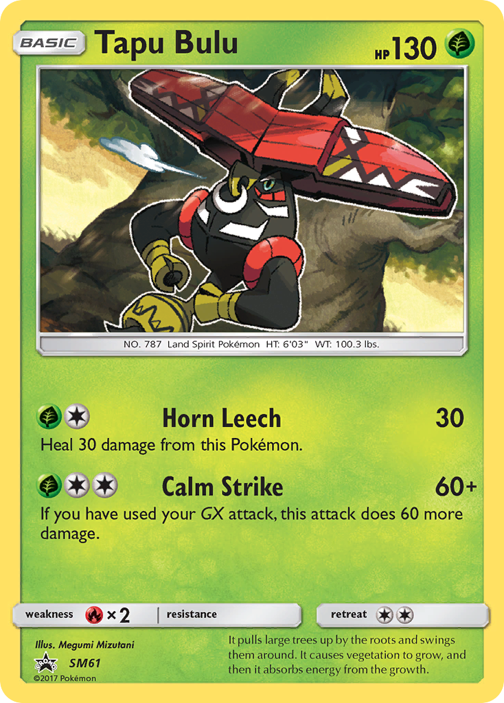 Tapu Bulu (SM61) [Sun & Moon: Black Star Promos] | Good Games Cannington