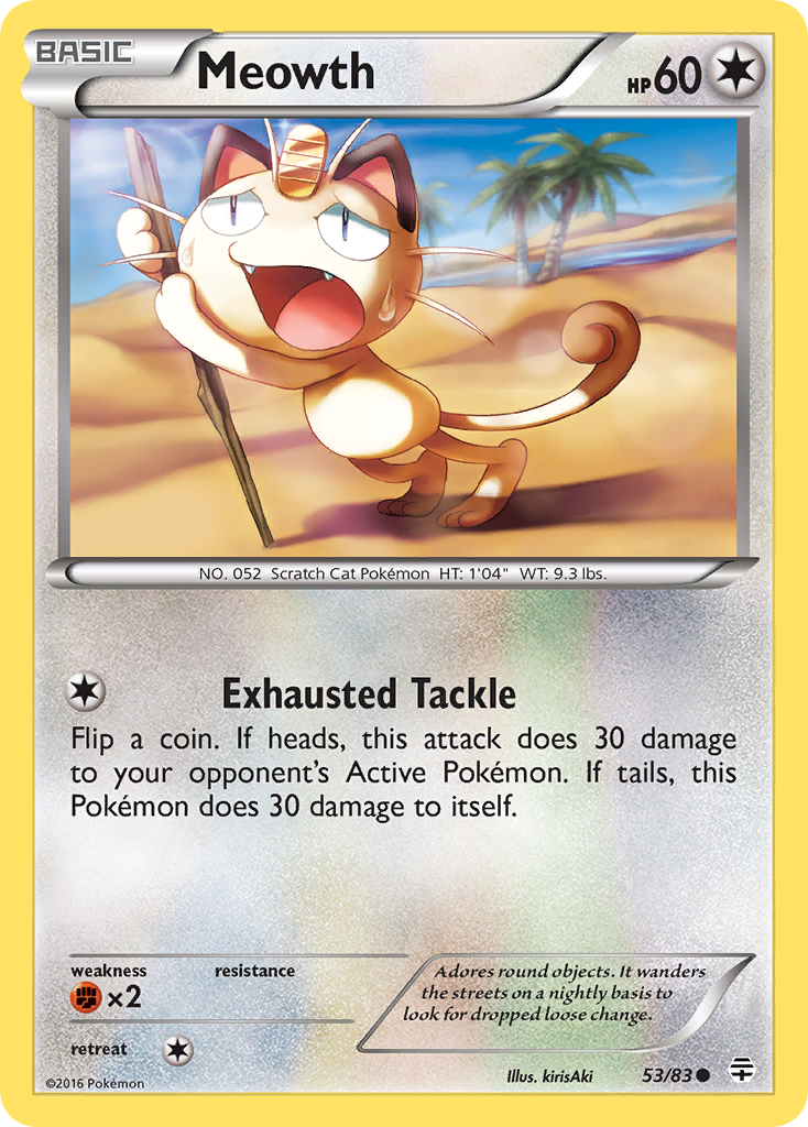 Meowth (53/83) [XY: Generations] | Good Games Cannington