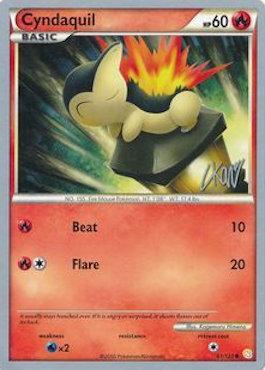 Cyndaquil (61/123) (Reshiphlosion - Christopher Kan) [World Championships 2011] | Good Games Cannington