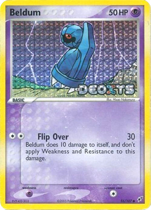 Beldum (55/107) (Stamped) [EX: Deoxys] | Good Games Cannington