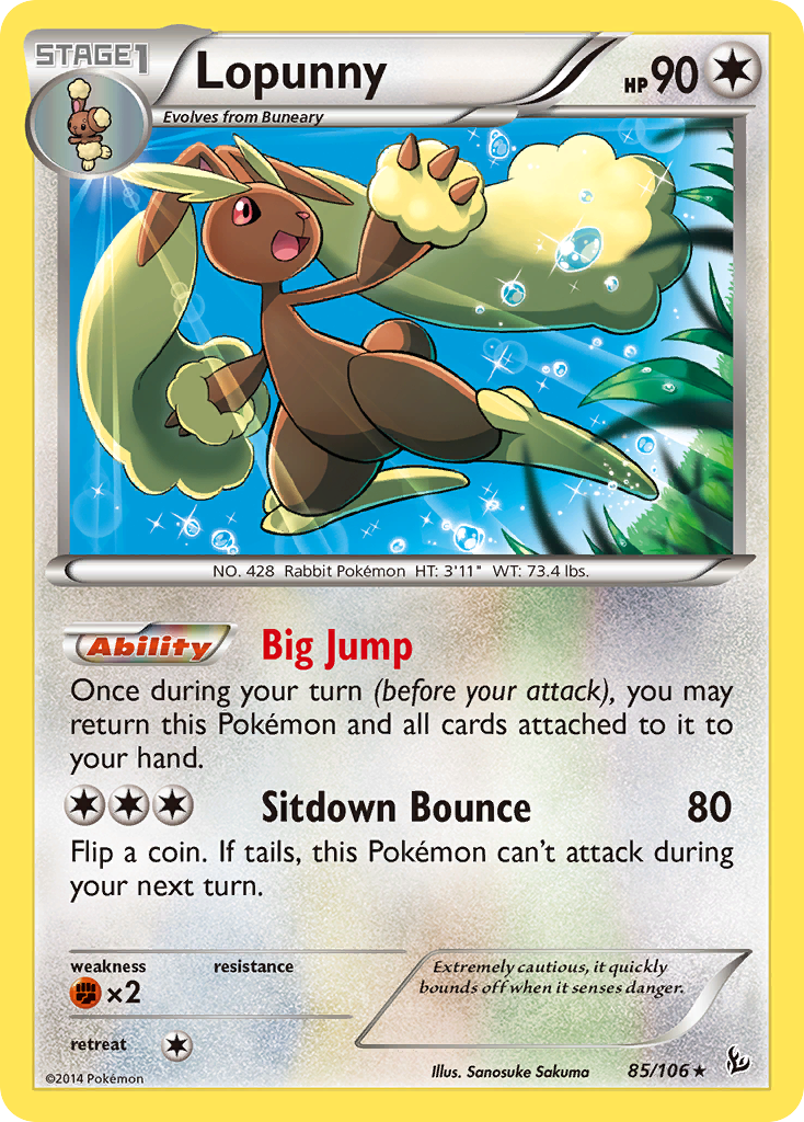 Lopunny (85/106) [XY: Flashfire] | Good Games Cannington