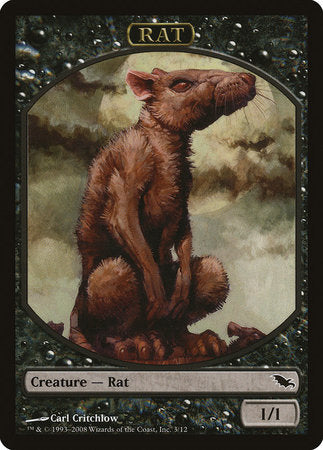 Rat Token [Shadowmoor Tokens] | Good Games Cannington