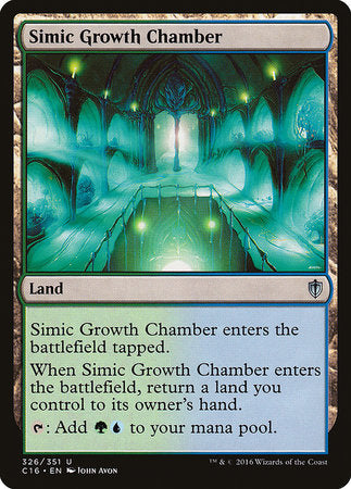 Simic Growth Chamber [Commander 2016] | Good Games Cannington