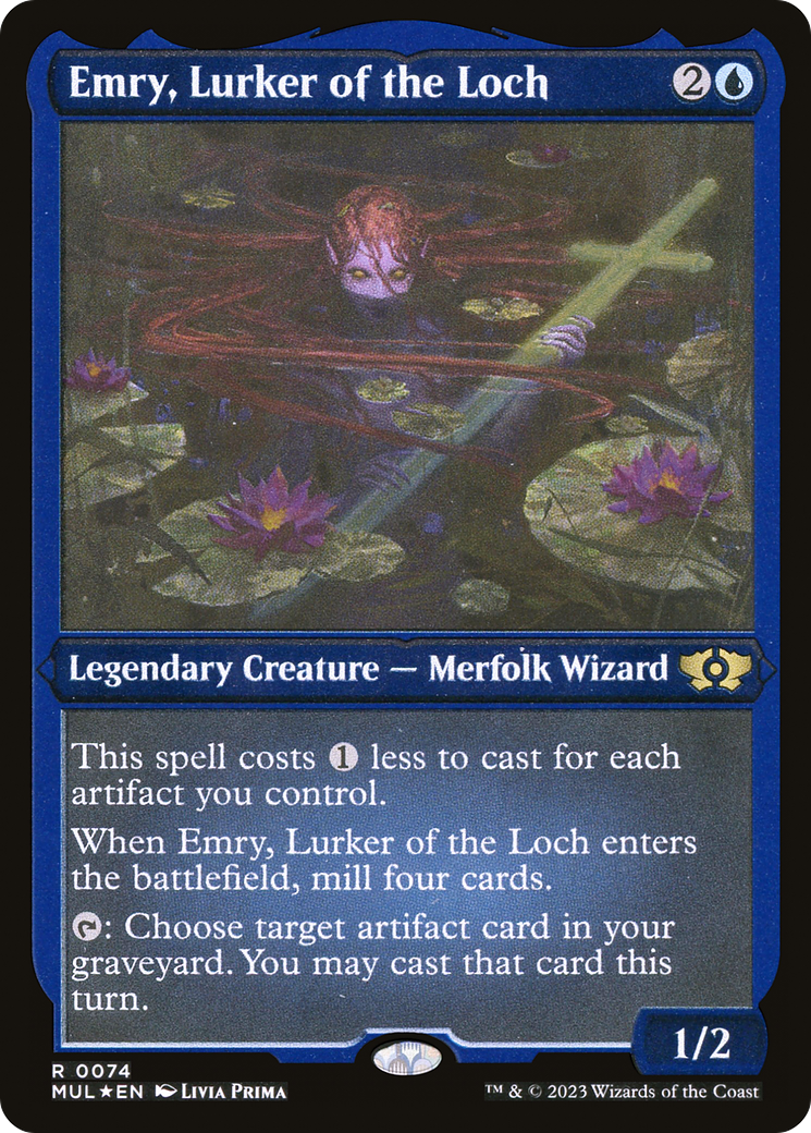 Emry, Lurker of the Loch (Foil Etched) [Multiverse Legends] | Good Games Cannington