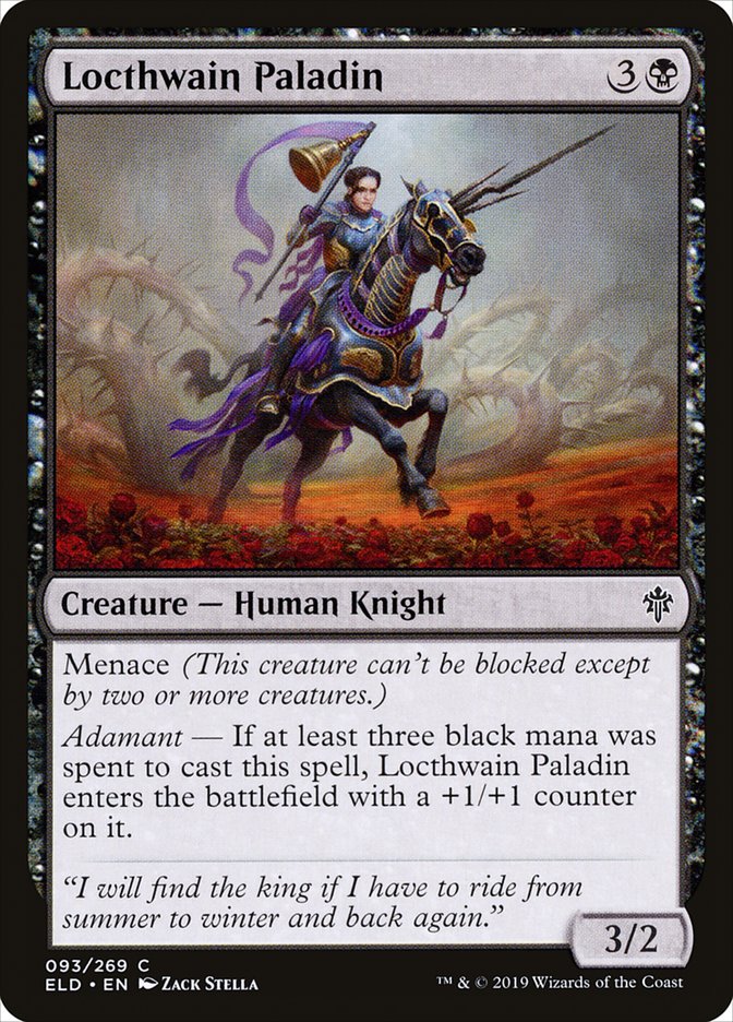 Locthwain Paladin [Throne of Eldraine] | Good Games Cannington
