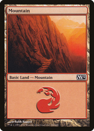 Mountain (244) [Magic 2012] | Good Games Cannington