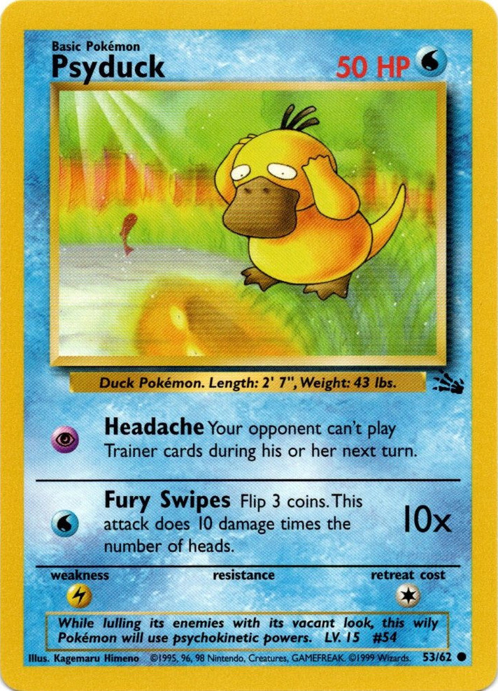 Psyduck (53/62) [Fossil Unlimited] | Good Games Cannington