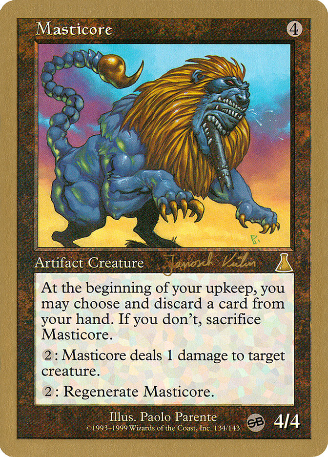 Masticore (Janosch Kuhn) (SB) [World Championship Decks 2000] | Good Games Cannington