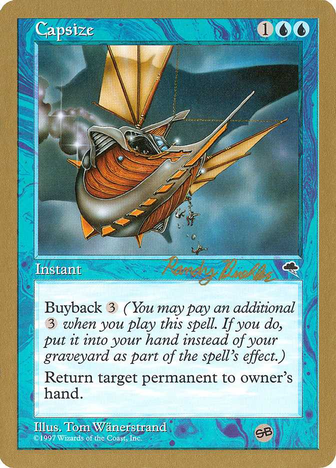 Capsize (Randy Buehler) (SB) [World Championship Decks 1998] | Good Games Cannington