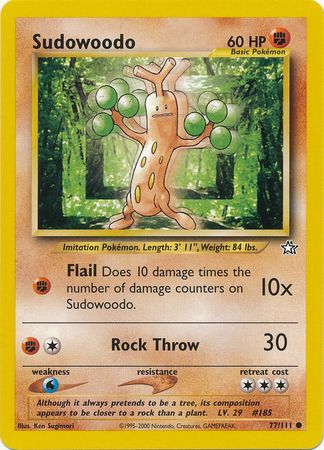 Sudowoodo (77/111) [Neo Genesis Unlimited] | Good Games Cannington