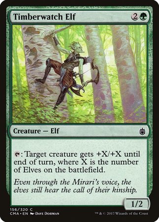Timberwatch Elf [Commander Anthology] | Good Games Cannington