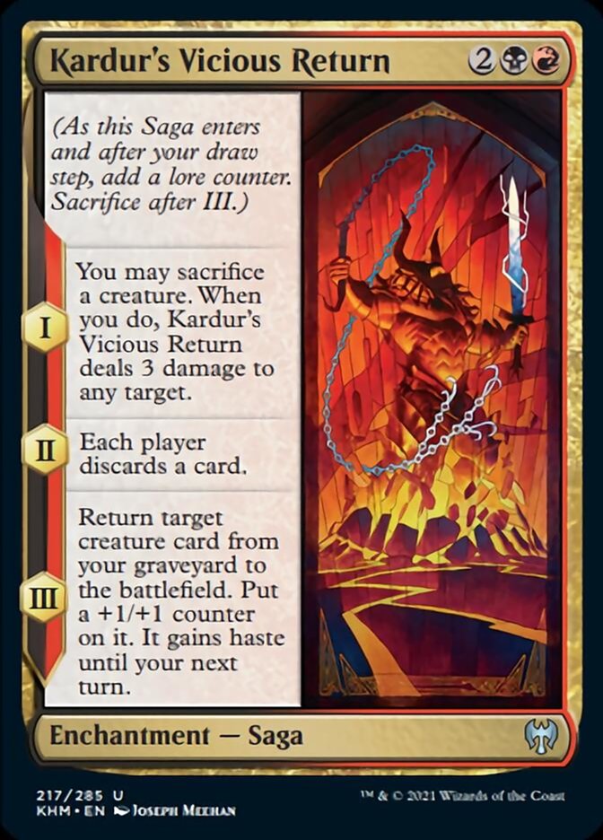 Kardur's Vicious Return [Kaldheim] | Good Games Cannington