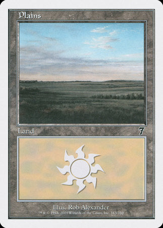 Plains (343) [Seventh Edition] | Good Games Cannington