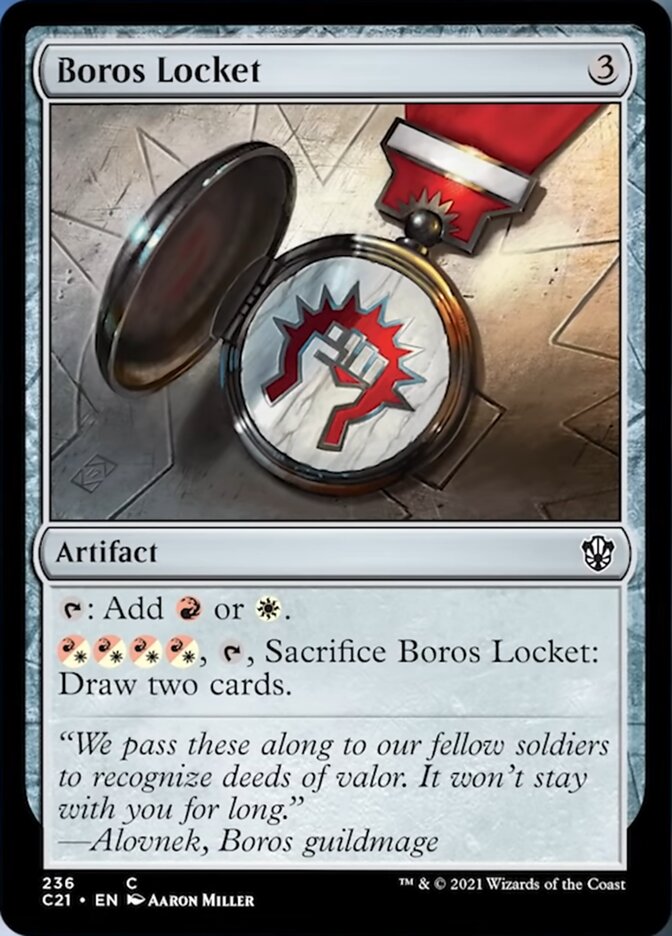 Boros Locket [Commander 2021] | Good Games Cannington