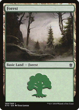 Forest (268) [Khans of Tarkir] | Good Games Cannington