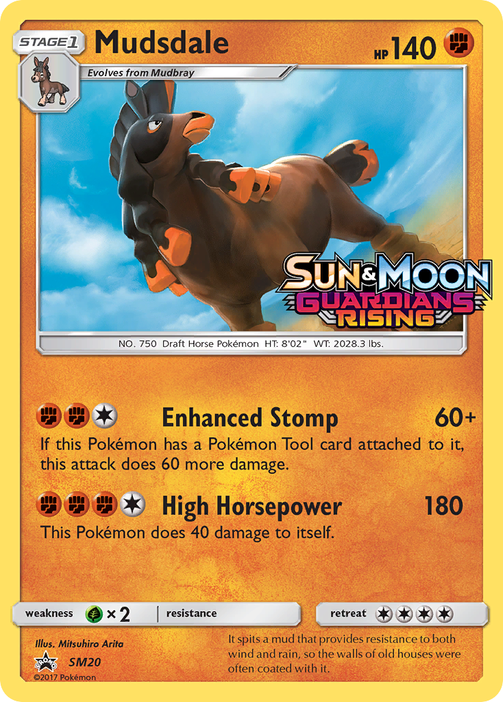 Mudsdale (SM20) [Sun & Moon: Black Star Promos] | Good Games Cannington