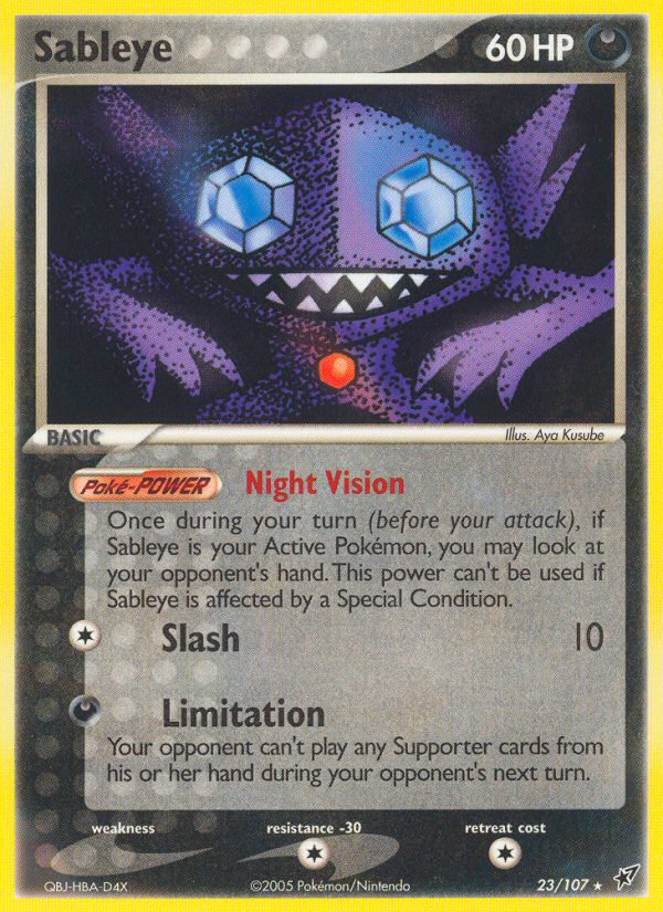 Sableye (23/107) [EX: Deoxys] | Good Games Cannington