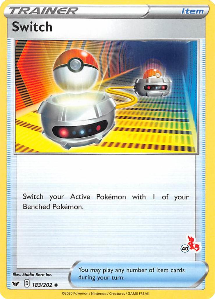 Switch (183/202) (Cinderace Stamp #40) [Battle Academy 2022] | Good Games Cannington
