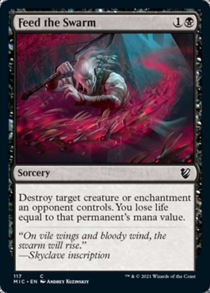 Feed the Swarm [Innistrad: Midnight Hunt Commander] | Good Games Cannington