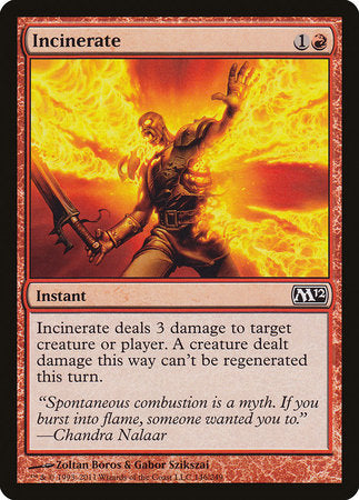 Incinerate [Magic 2012] | Good Games Cannington