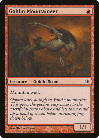 Goblin Mountaineer [Shards of Alara] | Good Games Cannington