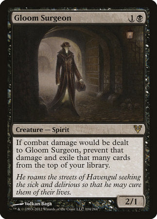 Gloom Surgeon [Avacyn Restored] | Good Games Cannington