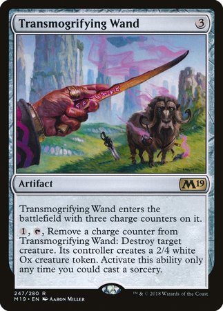 Transmogrifying Wand [Core Set 2019] | Good Games Cannington