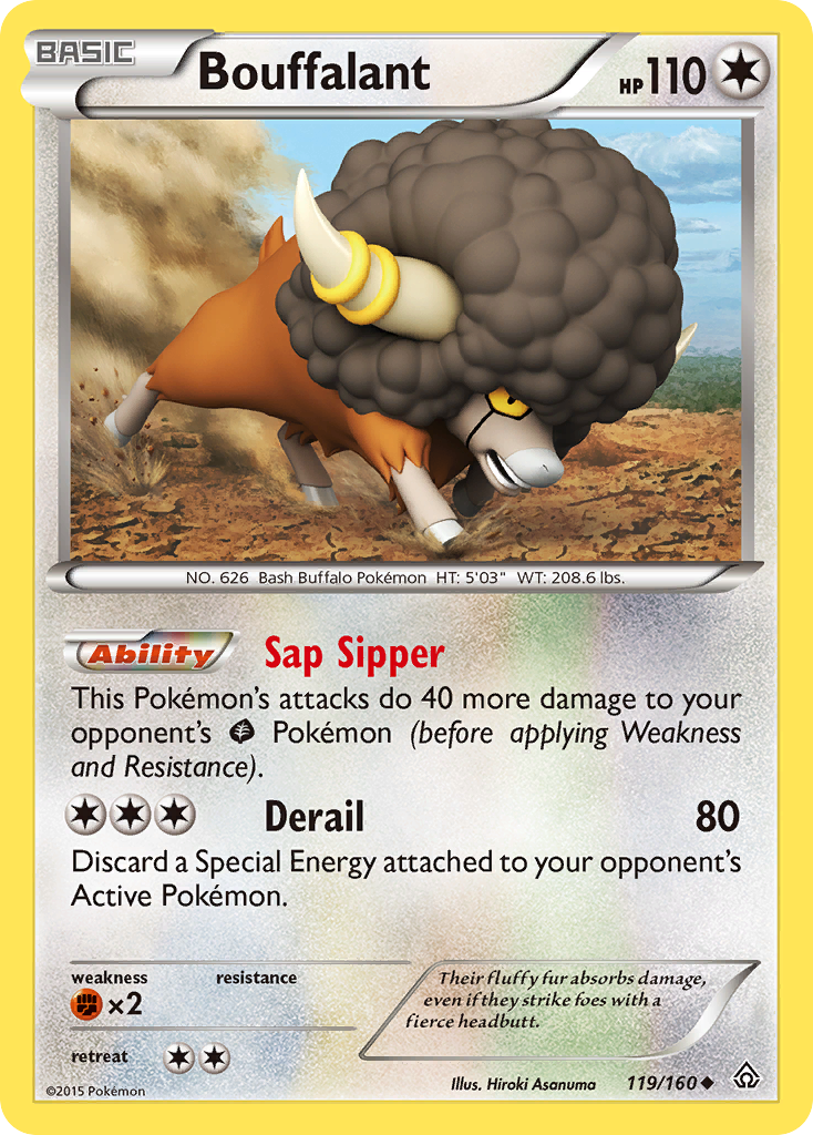 Bouffalant (119/160) [XY: Primal Clash] | Good Games Cannington