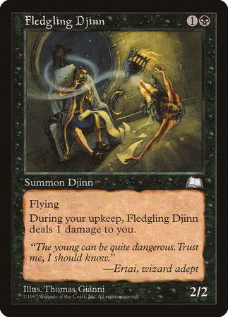 Fledgling Djinn [Weatherlight] | Good Games Cannington