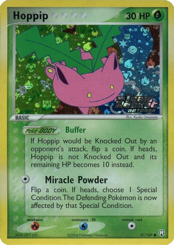 Hoppip (57/109) (Stamped) [EX: Team Rocket Returns] | Good Games Cannington