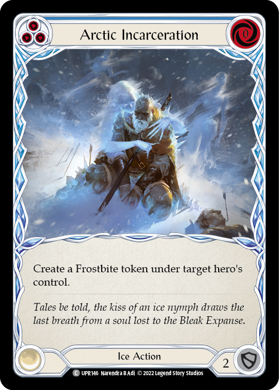 Arctic Incarceration (Blue) [UPR146] (Uprising)  Rainbow Foil | Good Games Cannington