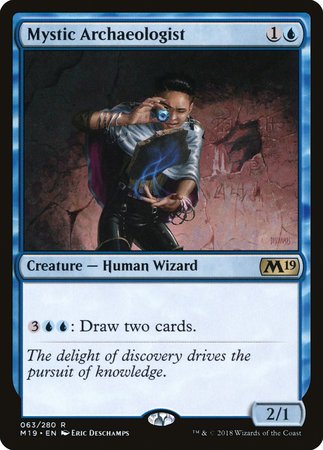 Mystic Archaeologist [Core Set 2019] | Good Games Cannington