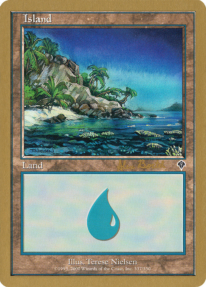 Island (ab337) (Alex Borteh) [World Championship Decks 2001] | Good Games Cannington