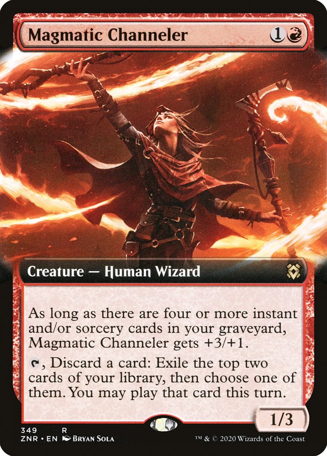 Magmatic Channeler (Extended Art) [Zendikar Rising] | Good Games Cannington