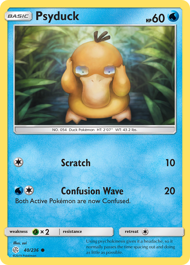 Psyduck (40/236) [Sun & Moon: Cosmic Eclipse] | Good Games Cannington