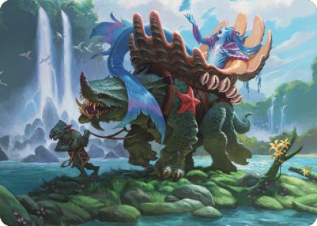 Vodalian Mindsinger Art Card [Dominaria United Art Series] | Good Games Cannington