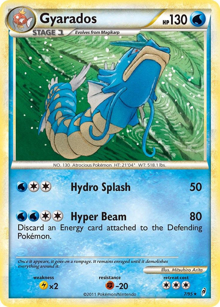 Gyarados (7/95) [HeartGold & SoulSilver: Call of Legends] | Good Games Cannington