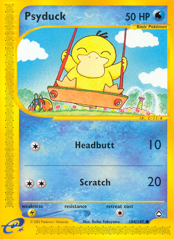 Psyduck (104/147) [Aquapolis] | Good Games Cannington