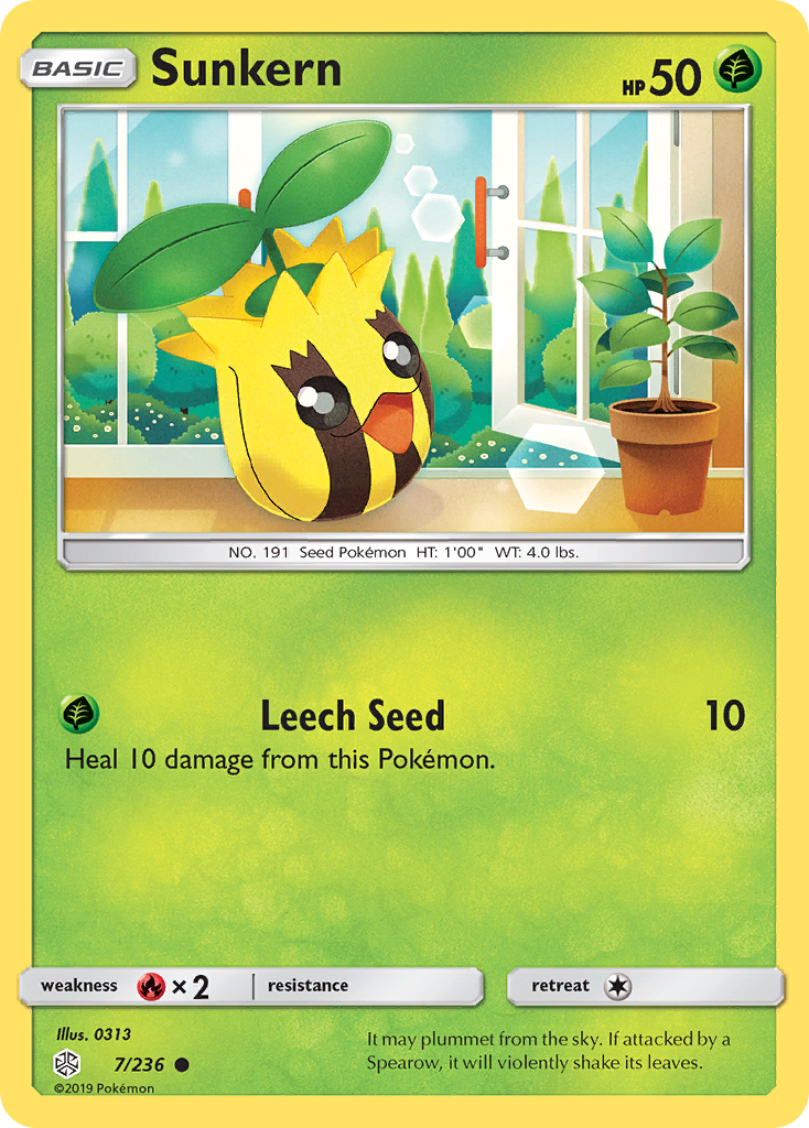 Sunkern (7/236) [Sun & Moon: Cosmic Eclipse] | Good Games Cannington