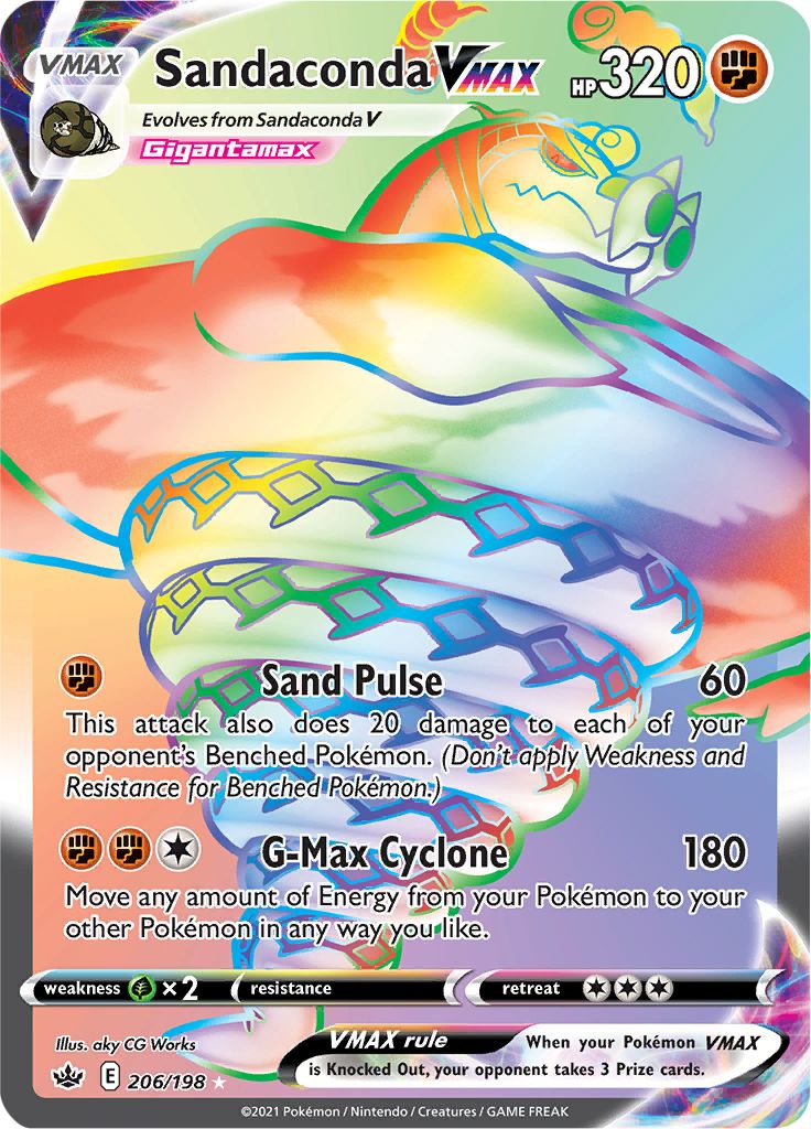 Sandaconda VMAX (206/198) [Sword & Shield: Chilling Reign] | Good Games Cannington