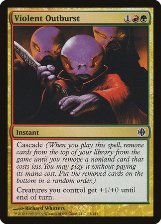 Violent Outburst [Alara Reborn] | Good Games Cannington
