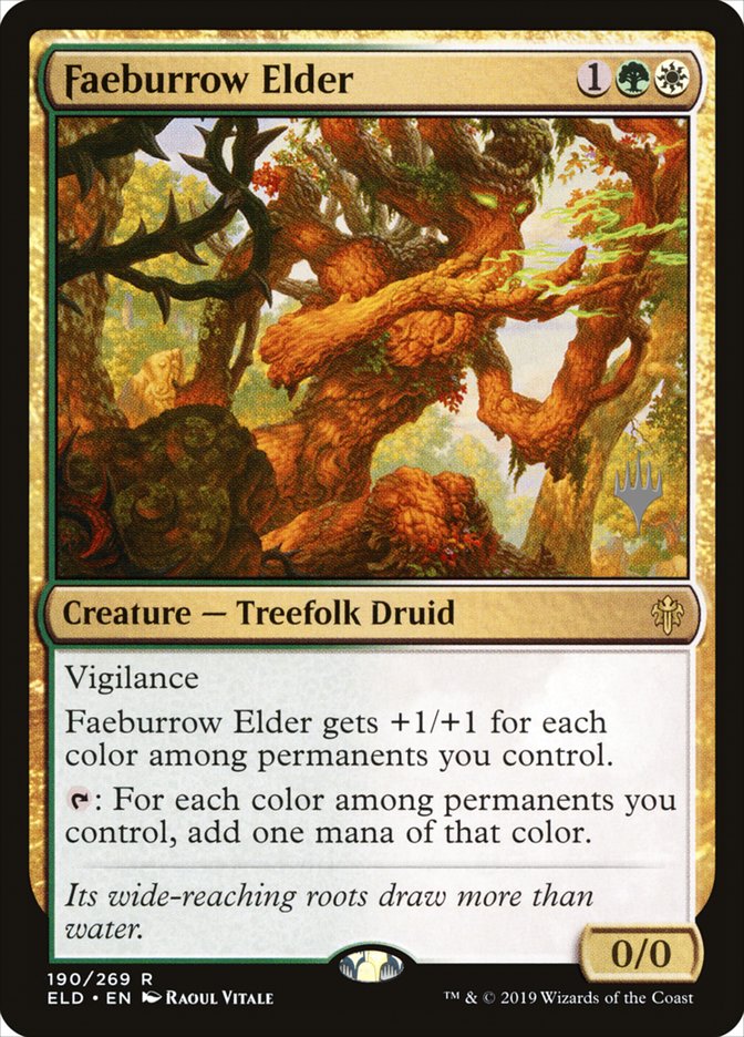 Faeburrow Elder (Promo Pack) [Throne of Eldraine Promos] | Good Games Cannington
