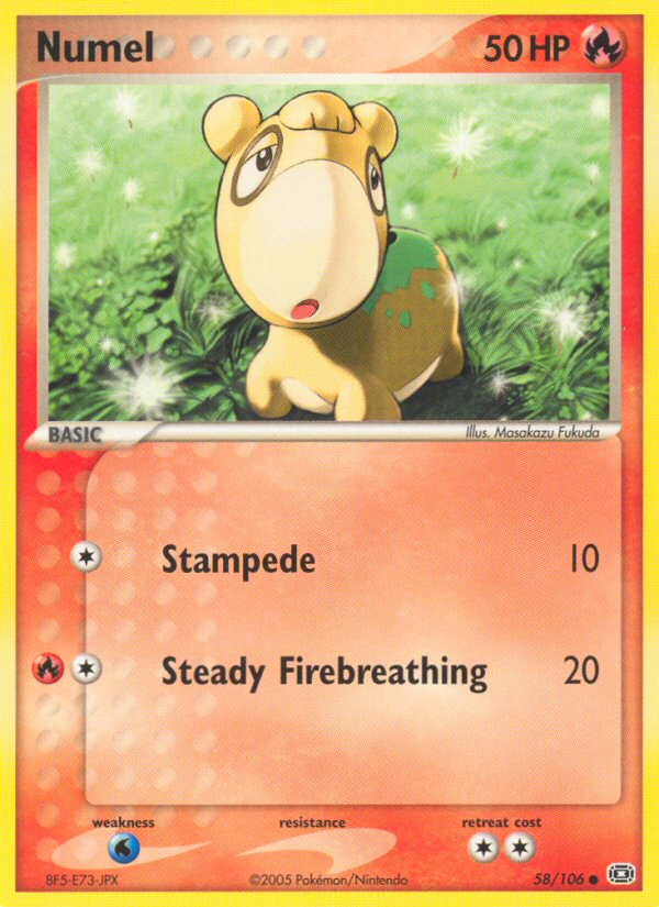 Numel (58/106) [EX: Emerald] | Good Games Cannington
