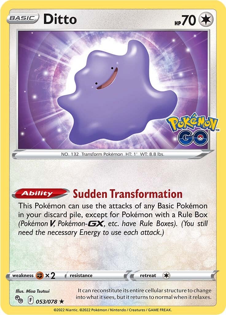 Ditto (053/078) [Pokémon GO] | Good Games Cannington
