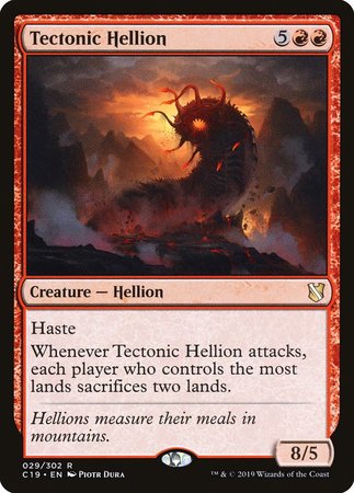 Tectonic Hellion [Commander 2019] | Good Games Cannington