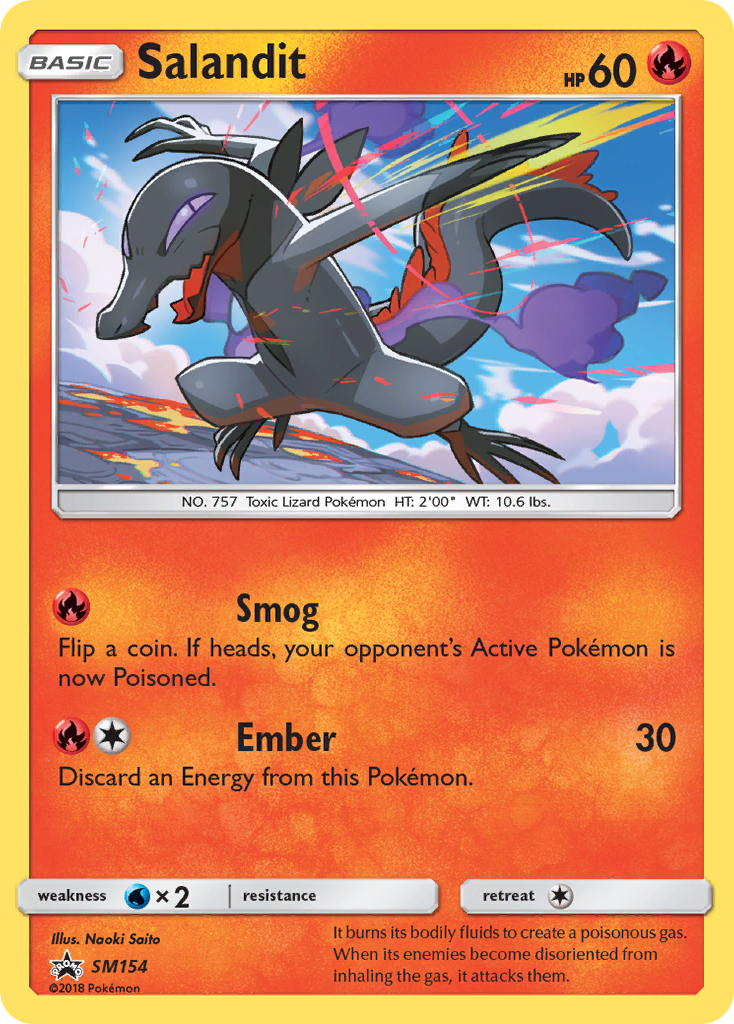 Salandit (SM154) [Sun & Moon: Black Star Promos] | Good Games Cannington